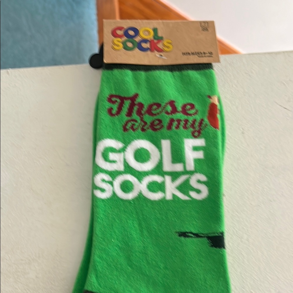 My golf socks, men’s crew sock